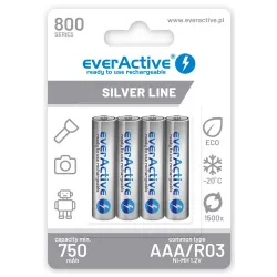 Zestaw akumulatorków everActive EVHRL03-800 (800mAh ; Ni-MH LSD)
