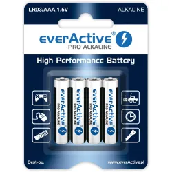 Zestaw baterii alkaliczne everActive LR64BLPA (x 4)