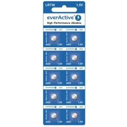 EVERACTIVE BATERIE ALKALICZNE MINI G3 LR736 LR41, BLISTER 10 SZT. EVAG3