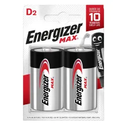ENERGIZER BATERIA MAX D LR20. 2 szt. Opakowanie ECO