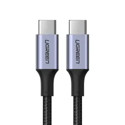 Ugreen Kabel US316 90120 USB-C - USB-C PD QC FCP 100W 5A 480Mb/s 3m - szary