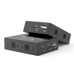 TECHLY EXTENDER KVM HDMI/USB 1080P60HZ DO 100M PO SKRĘTCE KAT6