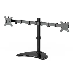 GEMBIRD STOJAK BIURKOWY NA DWA MONITORY (REGULOWANY) 13”-32”, DO 8 KG