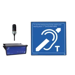 CONTACTA PĘTLA INDUKCYJNA IL-K200-40-00, ZESTAW PĘTLI INDUKCYJNEJ DO MONTAŻU POD BLATEM Z DYSKRETNYM MIKROFONEM ANTYWAND