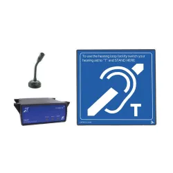 CONTACTA PĘTLA INDUKCYJNA IL-K300-85-00, ZESTAW PĘTLI INDUKCYJNEJ DO MONTAŻU NAD BLATEM Z MIKROFONEM NA MOSIĘŻNYM TRZONI