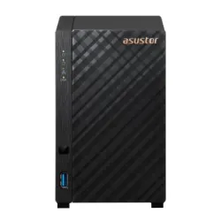 NAS Asustor AS1202T; Tower; 2x (3.5" SATA HDD/ 2.5" SSD); Realtek RTD1619B, 1GB DDR4, 1x 2.5GbE, 3x USB 3.2