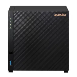 NAS Asustor AS1204T; Tower; 4x (3.5" SATA HDD/ 2.5" SSD); Realtek RTD1619B, 1GB DDR4, 1x 2.5GbE, 3x USB 3.2