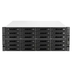 Qnap TS-h3087XU-RP-E2378-64G, 4U, 24 x 2.5"/3.5" SATA+ 6 x 2.5" SATA, Intel Xeon E-2378 8C/16T, 64GB UDIMM DDR4 ECC (Max
