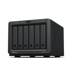 NAS Synology DS620slim; Tower; 6x (2.5" SATA HDD); Intel Celeron J3355; 2GB DDR3L (max. 6GB), 2x 1GbE RJ-45