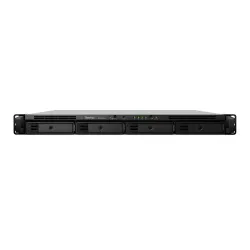 NAS Synology RS1619xs+; 1U RACK; 4x (3.5" SATA HDD/2.5" SATA HDD); Intel Xeon D-1527; 8 GB DDR4 ECC UDIMM (max. 64GB), 4