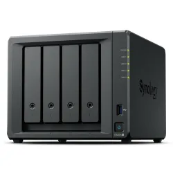 NAS Synology DS425+, Tower, 4x (3.5" SATA HDD/ 2.5" SATA SSD), 2 x M.2, Intel Celeron J4125, 2 GB DDR4 non-ECC (max.6GB)