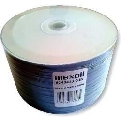 MAXELL CD-R 700MB, 50 szt. w opakowaniu SHRINK, prędkość zapisu 52X, 80 min. Płyty wysokiej jakości z możliwością nadruk