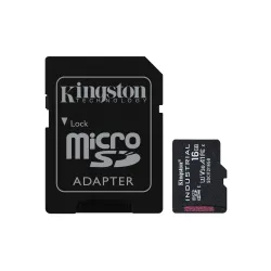 KINGSTON microSDHC 16GB Industrial C10 A1 pSLC Card