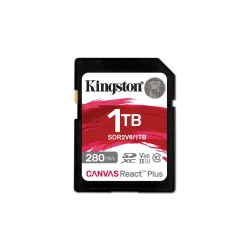 KINGSTON microSDXC Canvas 1TB React Plus UHS-II 280R/150W U3 V60 for Full HD/4K