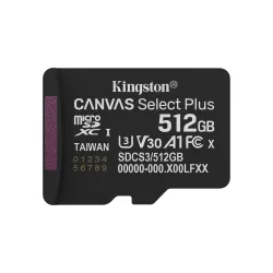 KINGSTON microSDXC 512GB Canvas Select Plus 3 + ADP