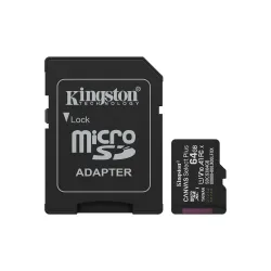 KINGSTON microSDXC 64GB Canvas Select Plus 3 + ADP