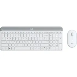 Klawiatura + mysz Logitech MK470 Biały