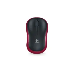 Mysz bezprzewodowa Logitech M185 910-002237 (optyczna; 1000 DPI; kolor czerwony)