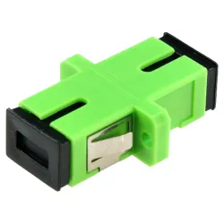 Alantec Adapter światłowodowy jednomodowy SM SC/APC simplex (FOA-SCA-SMS)