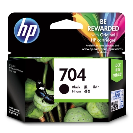 Tusz HP czarny HP 704, HP704=CN692AE, 480 str.,6 ml