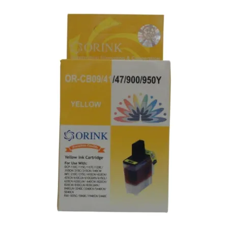 Tusz Żółty Zamiennik Brother LC900Y do DCP-110C DCP-115C DCP-117C 20ml Orink