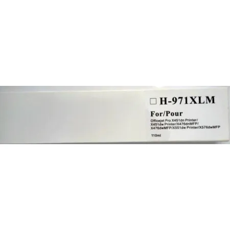 Tusz Czerwony Zamiennik HP CN627AE 971XL do X451 X476 X551dw 110ml Orink