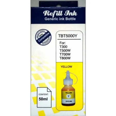 Tusz Żółty Zamiennik Brother BT-6000Y do DCP-T300 DCP-T500W DCP-T700W 50ml Orink