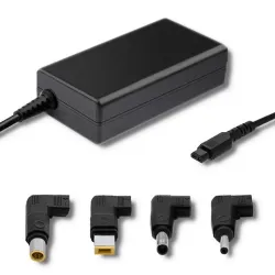 Zasilacz Qoltec specjalizowany do Lenovo 65W | Smart Plug | 4 wtyczki | +kabel zasilający