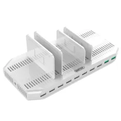 Stacja ładująca Unitek Y-2190A, 10 x USB, QC3.0, 96W