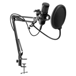 Mikrofon przewodowy Defender SPACE GMC 450 ze statywem STREAM strumieniowy USB Mikrofon przewodowy Defender SPACE GMC 450 ze statywem STREAM strumieniowy USB