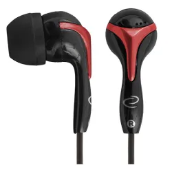 Słuchawki Esperanza EH123 czarno-bordowe