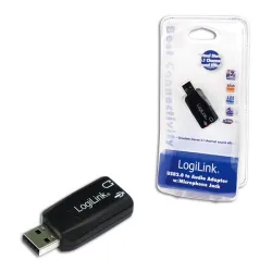 Karta dźwiękowa USB Logilink UA0053 zewnętrzna Karta dźwiękowa USB Logilink UA0053 zewnętrzna