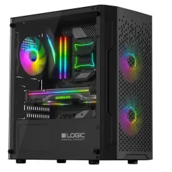 Obudowa LOGIC ARAMIS ARGB mATX/mITX Mini USB 3.0 Black bez zasilacza Obudowa LOGIC ARAMIS ARGB mATX/mITX Mini USB 3.0 Black bez zasilacza