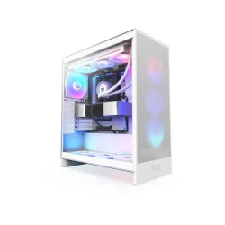 Obudowa NZXT H7 Flow RGB (2024) Midi Tower z oknem Biała