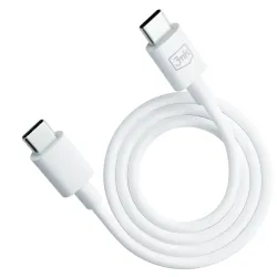 Kabel USB C do C - 3mk Hyper Cable C to C 100W 1.2m biały