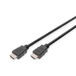 Kabel DIGITUS połączeniowy HDMI 2.0 Premium High Speed Ethernet 4K60Hz UHD HDMI A/HDMI A M/M czarny 2m