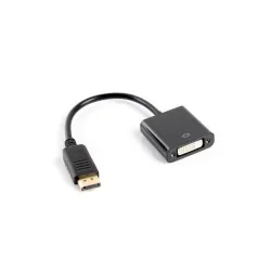 Kabel adapter Lanberg AD-0007-BK DisplayPort (M) -> DVI-D (F)(24+5) Dual Link