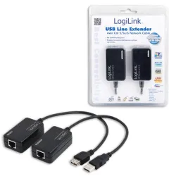 Extender LogiLink UA0021D USB przez RJ45 do 60m Extender LogiLink UA0021D USB przez RJ45 do 60m
