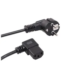 Kabel zasilający kątowy Maclean MCTV-804 3 pin 5m wtyk EU