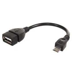 Kabel adapter Maclean MCTV-696 USB 2.0  (F) -> MicroUSB typu B (M)