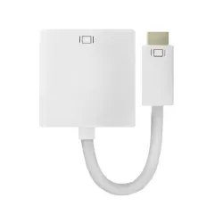 Przejściówka Qoltec Mini DVI M/ DVI (24+5)F do Apple