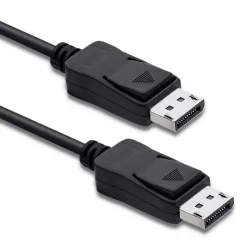 Kabel DisplayPort v1.3 Qoltec męski / DisplayPort v1.3 męski | 5Kx3K | 1m