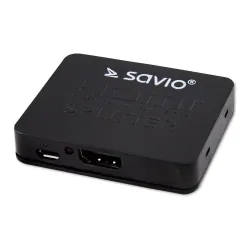 Splitter Savio CL-93 HDMI, 1x2 Full HD 4K Splitter Savio CL-93 HDMI, 1x2 Full HD 4K