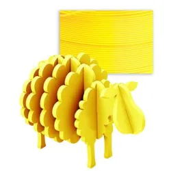 Filament do drukarek 3D Banach PLA 1kg - żółty