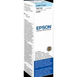 Atrament light cyan w butelce 70 ml (T6735) do Epson L800/L850/L800/L850