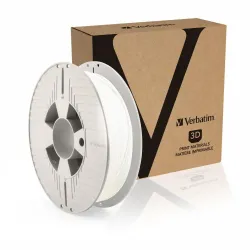 Filament do drukarek 3D Verbatim DURABIO 1,75 mm 0.5 kg biały