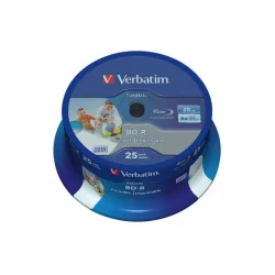 Płyty BD-R SL Datalife 25GB* 6x Wide Inkjet Printable (cake 25)