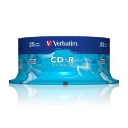 Płyty CD-R Verbatim 52x 700MB Extra Protection (Cake 25) Płyty CD-R Verbatim 52x 700MB Extra Protection (Cake 25)