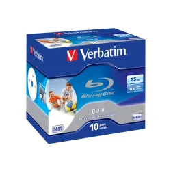 Płyty BD-R Verbatim 25GB X6 Printable (10 jewel case)