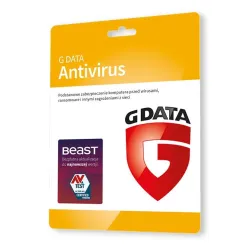 Oprogramowanie G DATA Antivirus 2PC 1rok karta-klucz